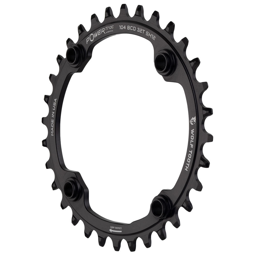 104 Bcd Drop Stop Oval Chainring Shimano Hg+