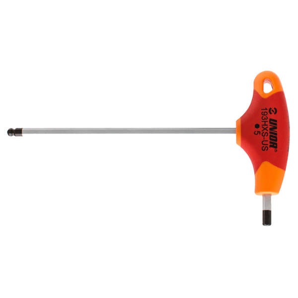 Unior Ball End Hexagonal Screwdriver with T Handle