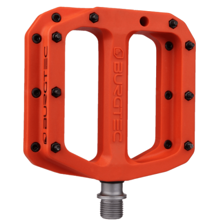 Burgtec Composite Pedals Iron Bro Orange