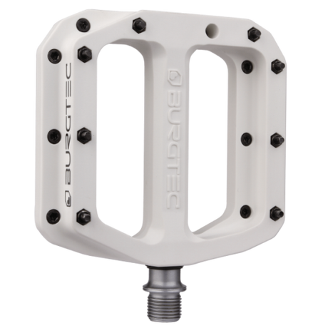 Burgtec Composite Pedals Damn Right White