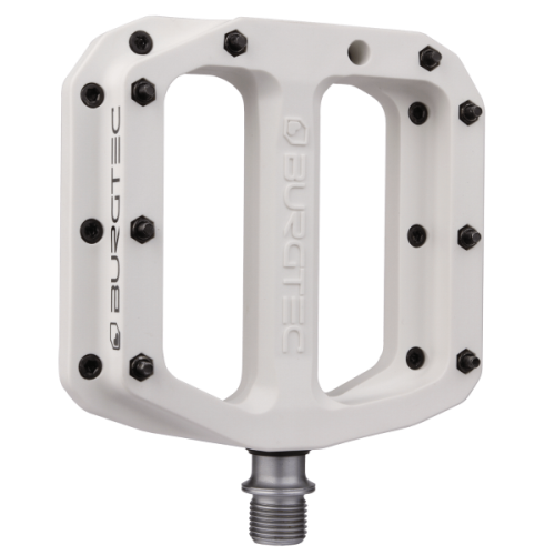 Burgtec Composite Pedals Damn Right White