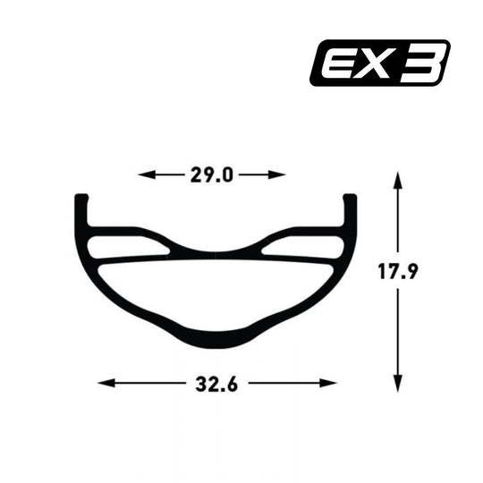 Stan's Flow Ex3 Alloy Rim