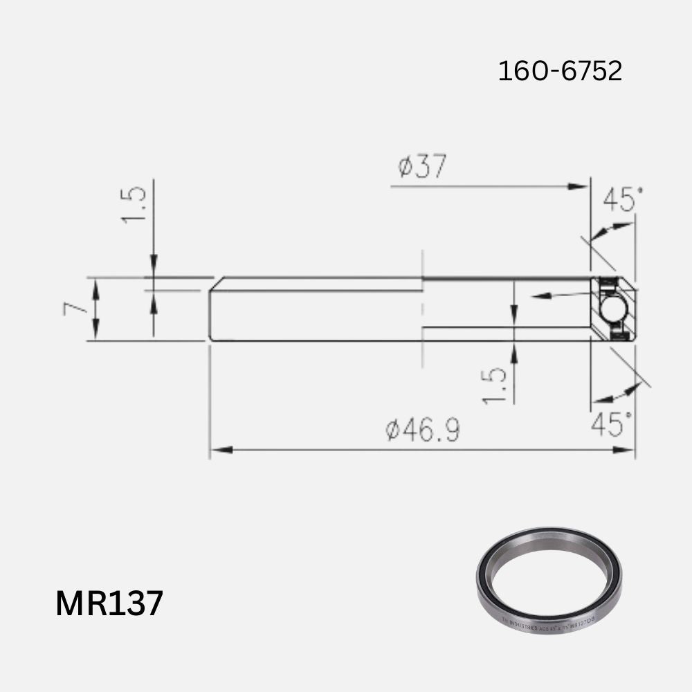 Fsa Headset Bearings Giant Od2