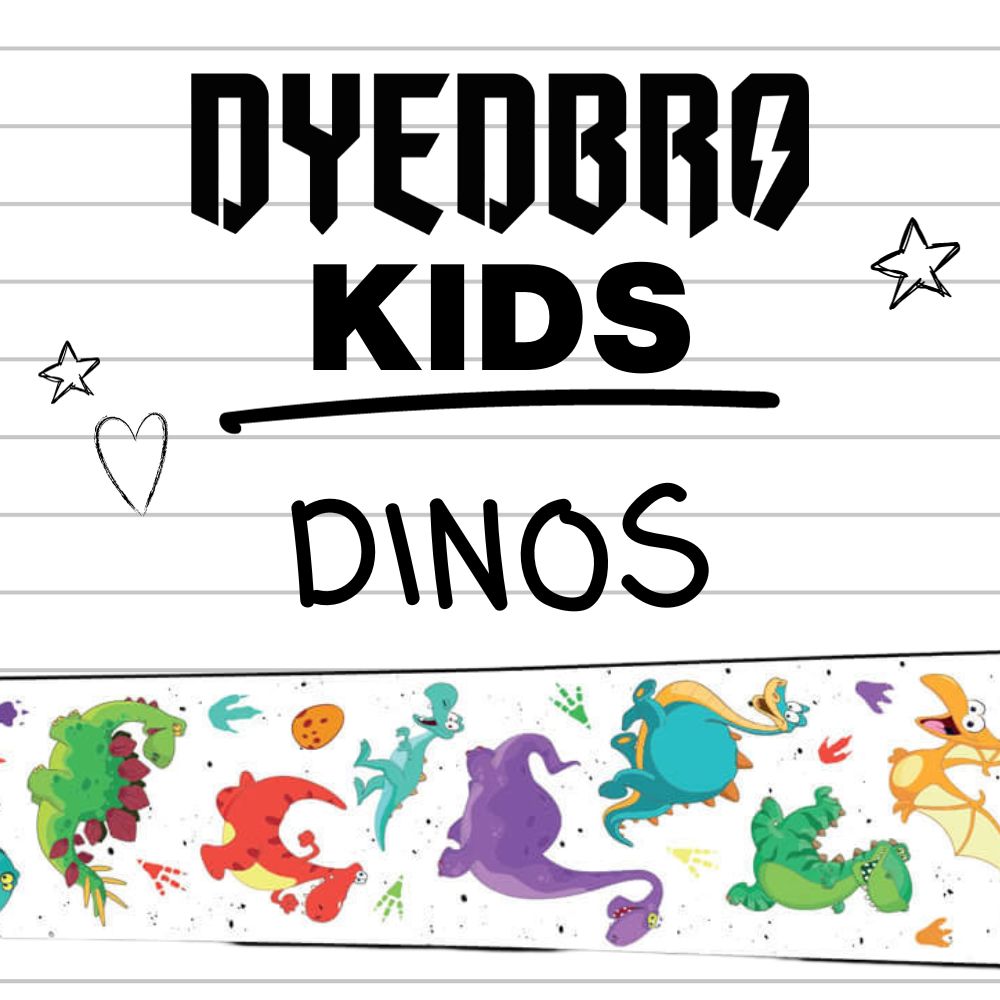 Dyedbro Kids Frame Protection Dinos Pattern