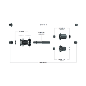 Bearing and Spacer sets for Hubs