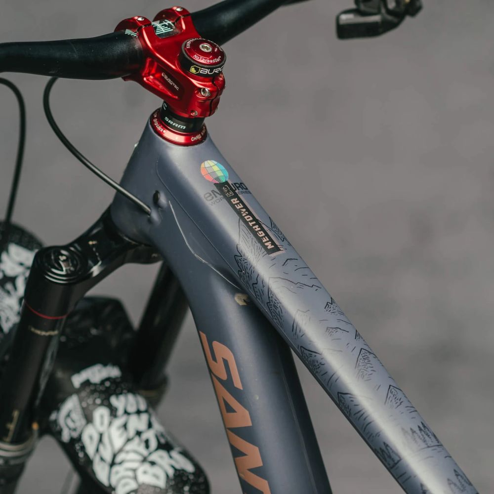 Dyedbro Frame Protection Enduro World Series Mountains