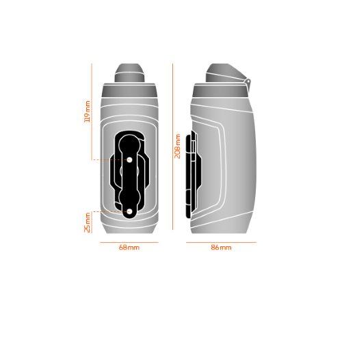 Fidlock 590ml Bottle Dimensions