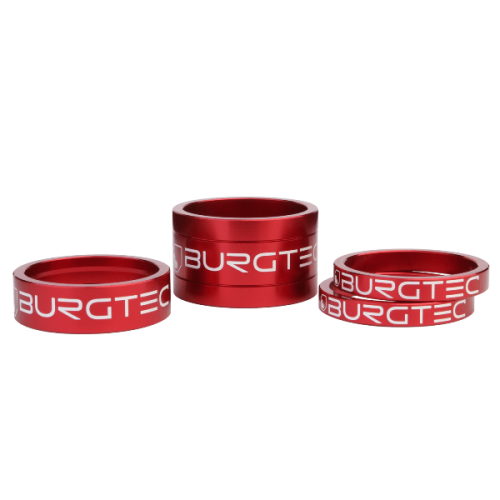 Burgtec Stem Spacers Race Red