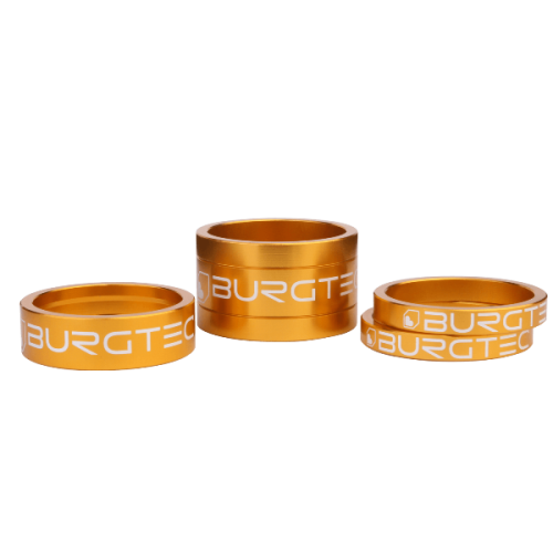 Burgtec Stem Spacers Rhodium Silver