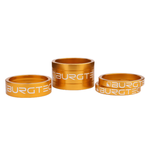 Burgtec Stem Spacers Rhodium Silver