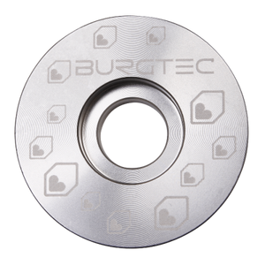 Burgtec Top Caps Rhodium Silver