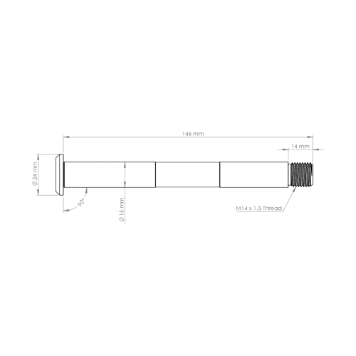 Burgtec Non-Boost Fox Front Axle