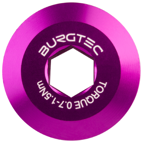 Burgtec Shimano Pre Tension Crank Bolt Purple Rain