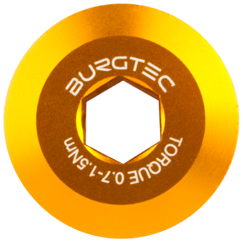 Burgtec Shimano Pre Tension Crank Bolt Burgetc Bullion Gold