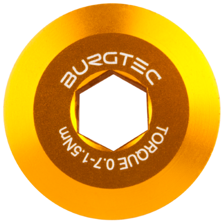 Burgtec Shimano Pre Tension Crank Bolt Burgetc Bullion Gold