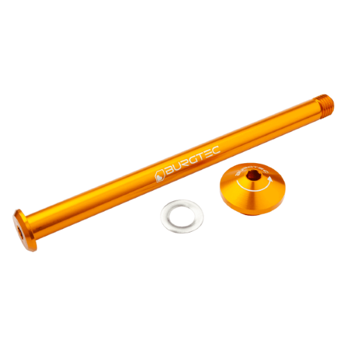 Burgtec Yeti 171mm Rear Axle Iron Bro Orange