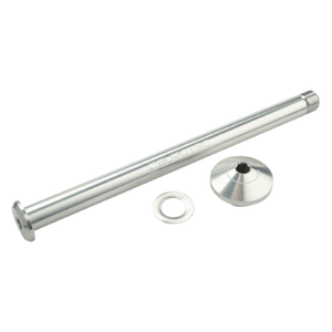 Burgtec Yeti 171mm Rear Axle Rhodium Silver