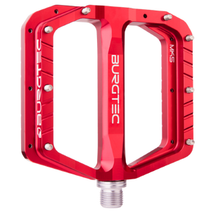 Burgtec Penthouse Flat Mk5 Pedals Race Red