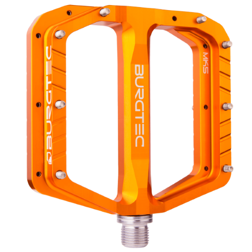 Burgtec Penthouse Flat Mk5 Pedals Iron Bro Orange