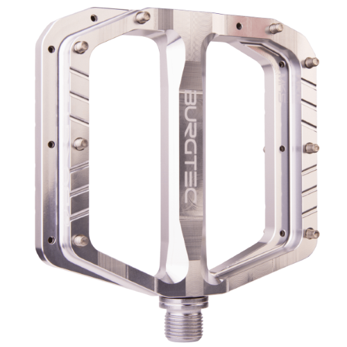 Burgtec Penthouse Flat Mk5 Pedals Rhodium Silver