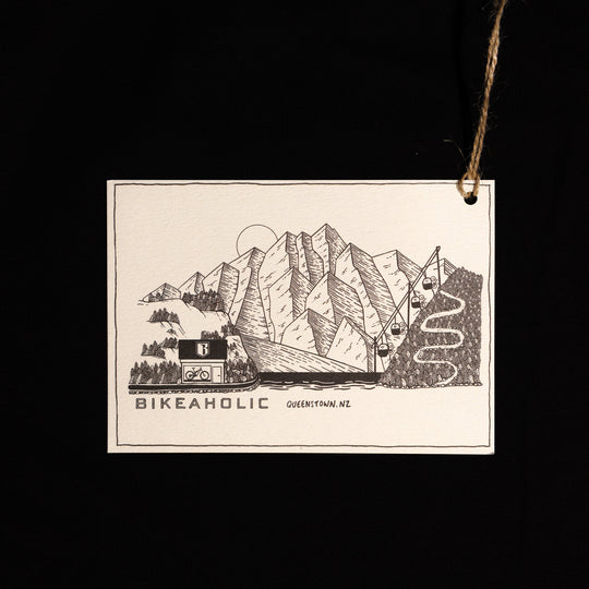 Bikeaholic Narnia LS Mens Tee