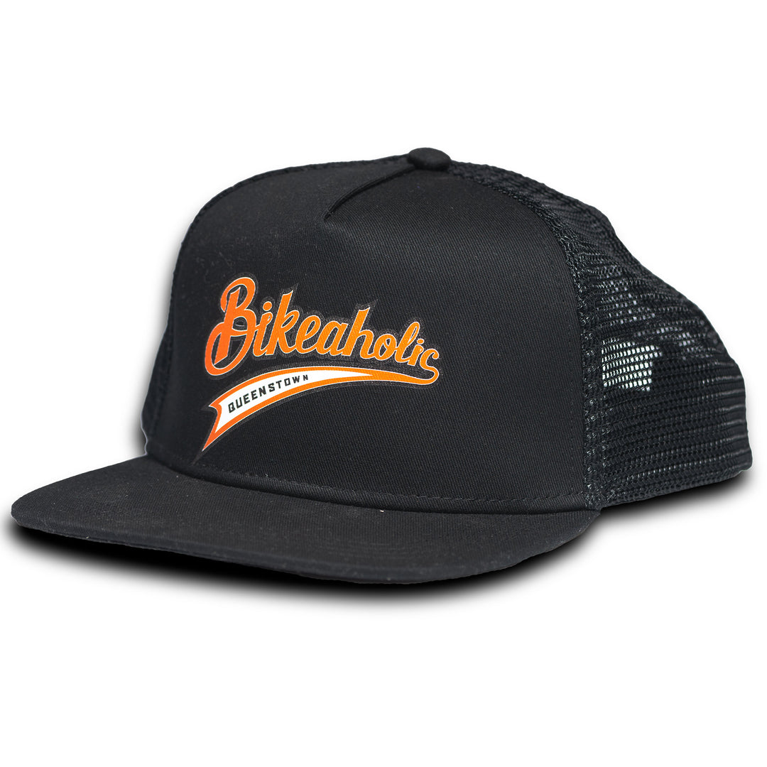 Bikeaholic Swoosh Trucker Cap