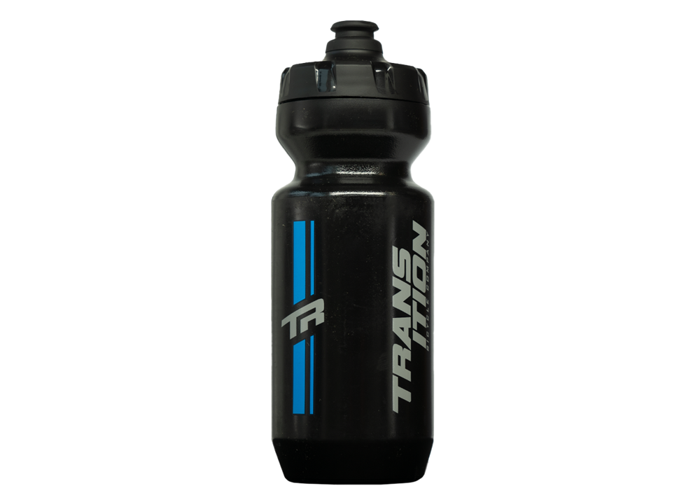 Transition Stack Water Bottle 22 oz Black & TR Blue