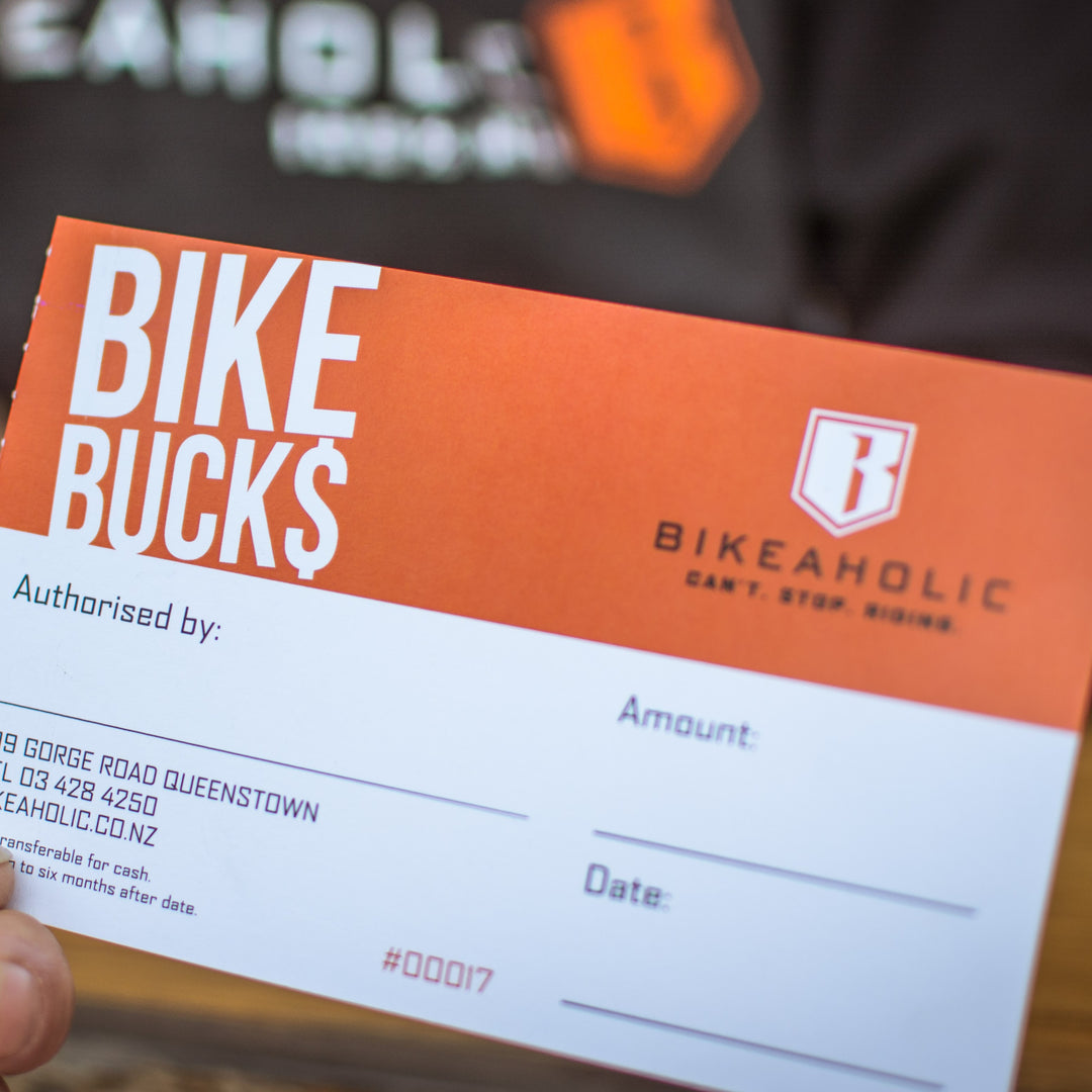 Bikeaholic 'Bike Bucks' Voucher