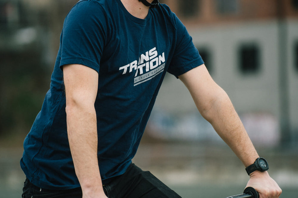 Transition Stack T-shirt Navy