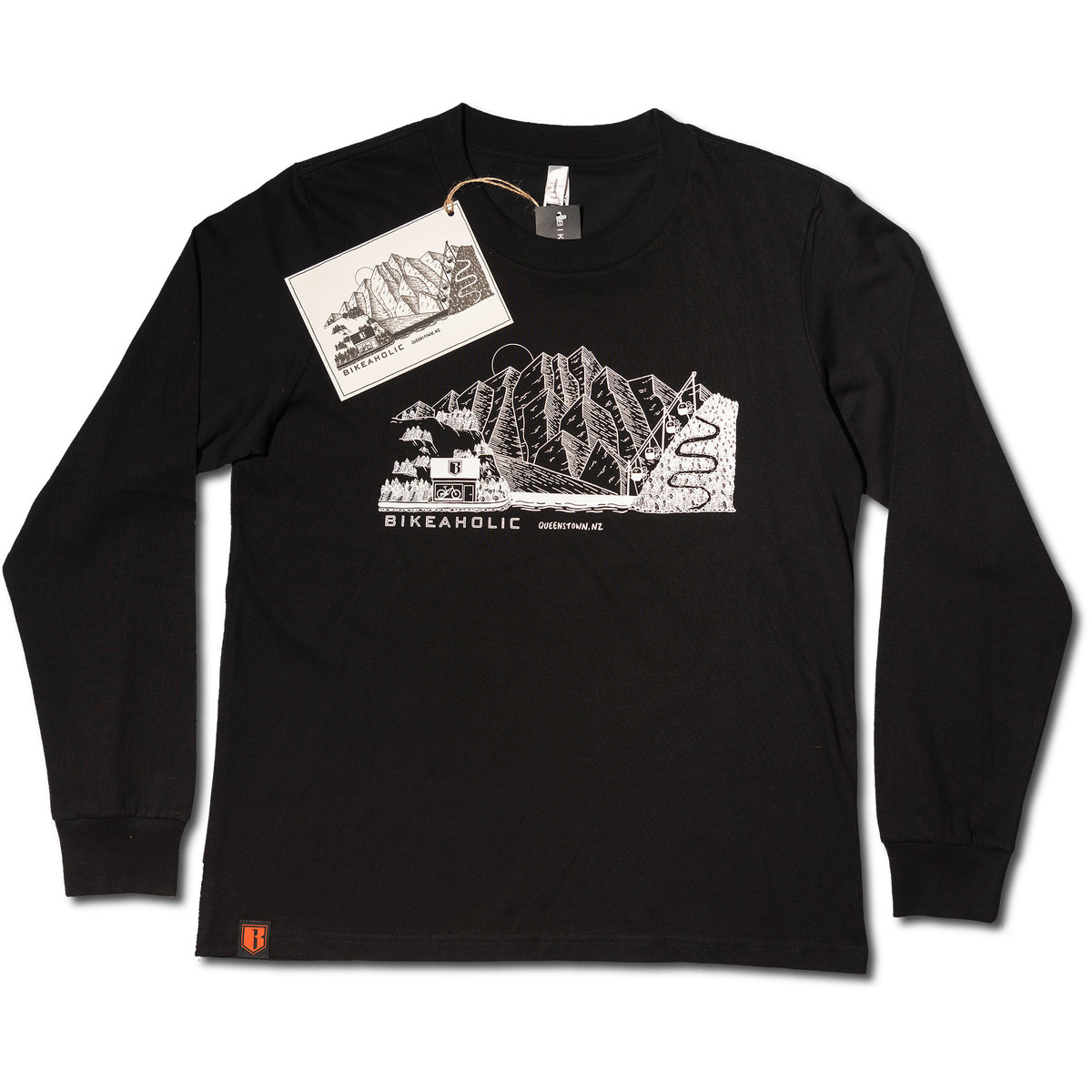 Bikeaholic Narnia LS Womens Tee
