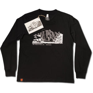 Bikeaholic Narnia LS Womens Tee