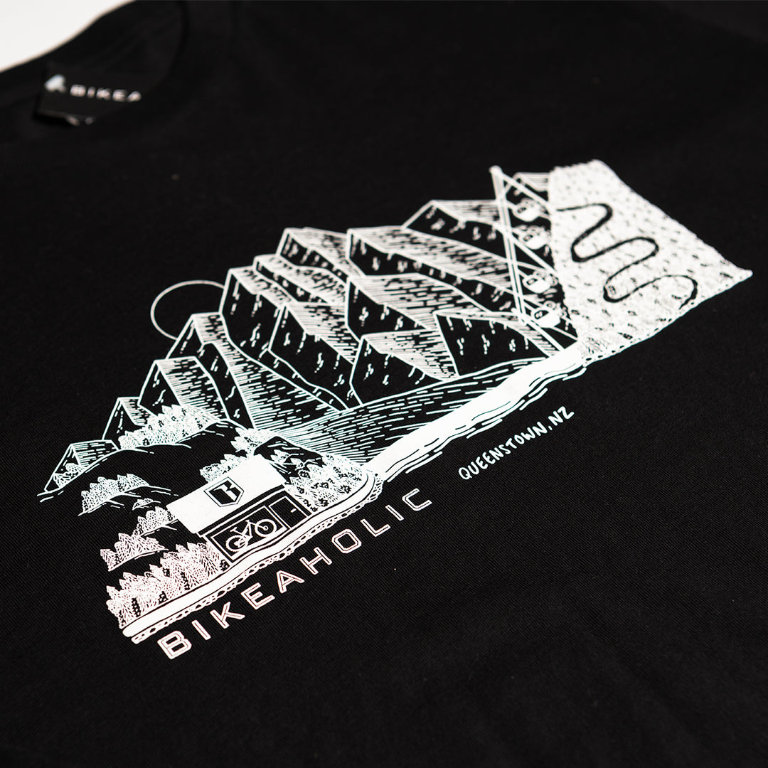 Bikeaholic Narnia LS Mens Tee