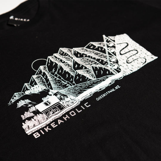 Bikeaholic Narnia LS Mens Tee