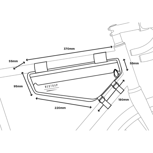 Restrap Race Frame Bag Small