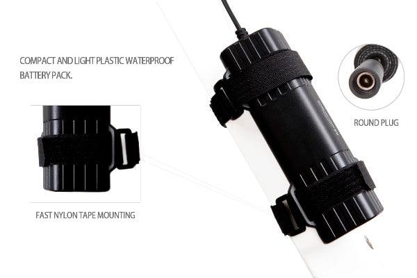 Magic Shine MJ-6102 Battery Pack 7.4v 5.2Ah 2 Pin Round Plug Connector