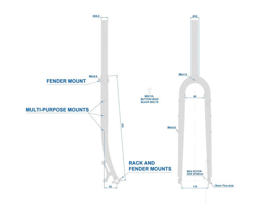 Ritchey WCS Steel Adventure Fork